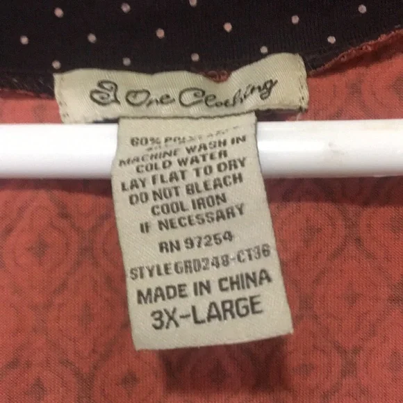 3xl orange and black pattern dress so cute so summer and spring 😊 - Picture 3 of 6